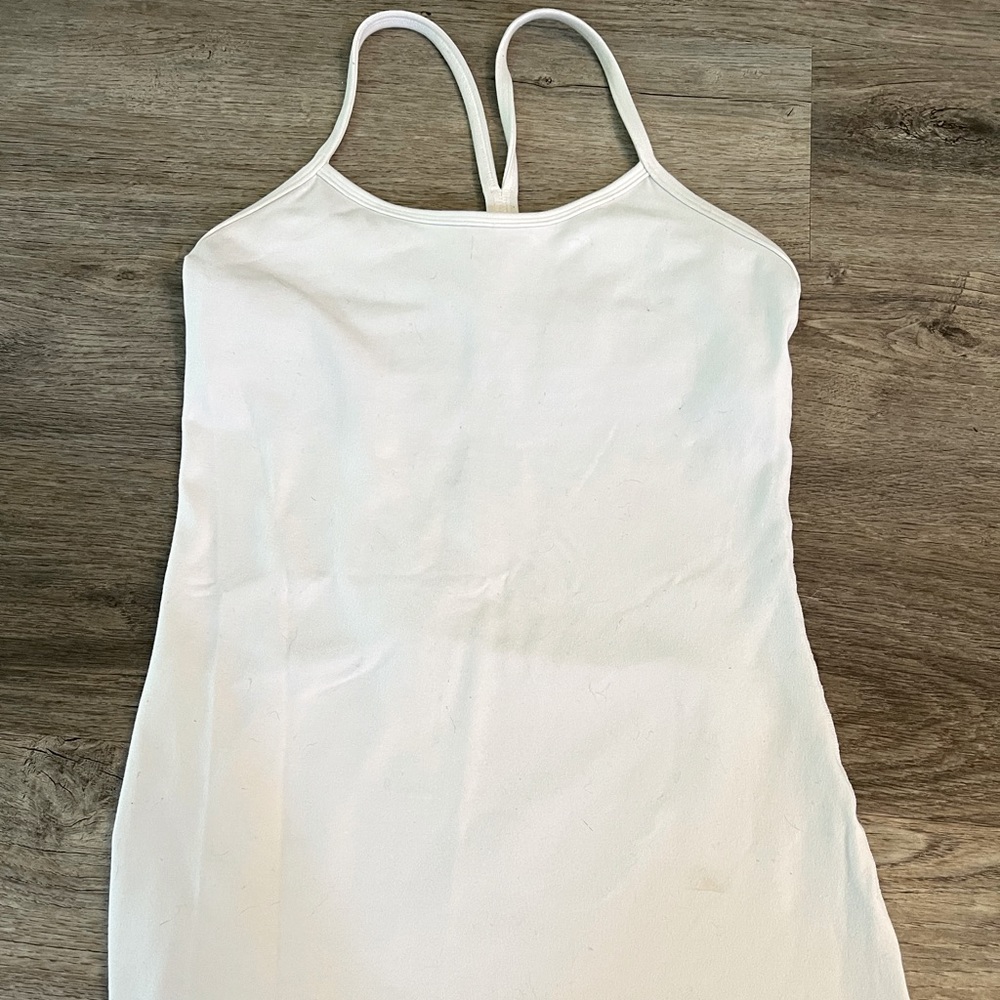 LULULEMON WHITE TANK TOP SMALL